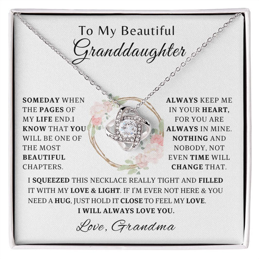 My Beautiful Granddaughter Necklace