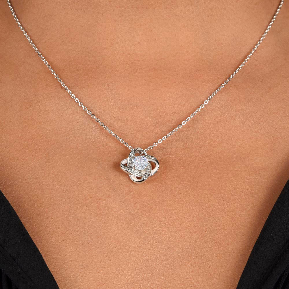 Amazing Mom Love Knot Necklace