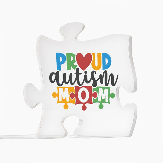 Proud Autism Mom Plaque