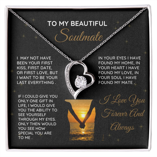 Soulmate Necklace: Forever Love Sunset