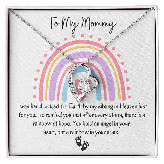 Rainbow Baby Necklace Forever Love